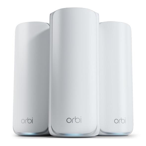 System Mesh Netgear Orbi RBE773 Tri-Band WiFi 7 BE11000 3-pack router + 2 satelity