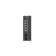 D-Link DIS-100G-06 przełącznik sieciowy Nie zarządzany L2 Gigabit Ethernet (10/100/1000) DIN rail Czarny