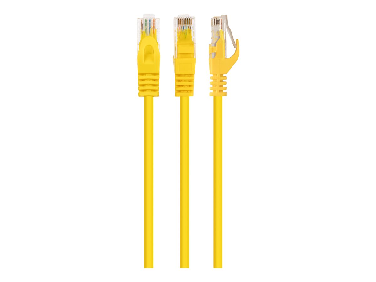 GEMBIRD patchcord kat 6 zalewane końcówki 5m żółty