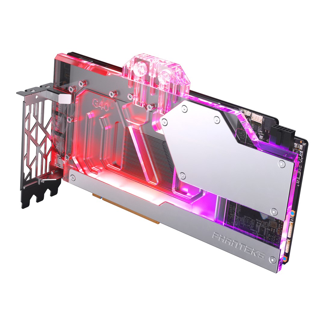 Phanteks Glacier G40 Blok wodny + Backplate