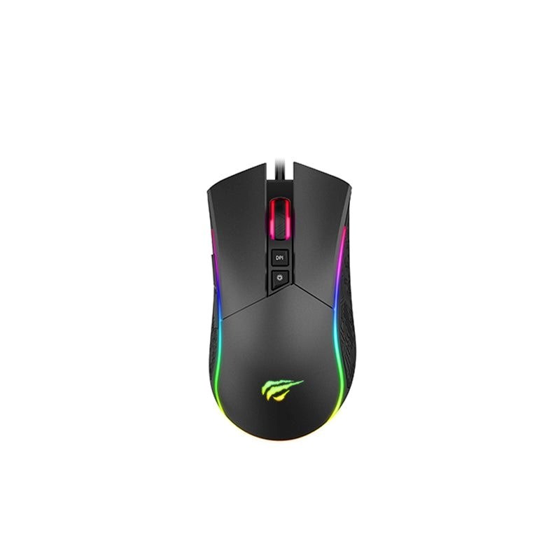 Mysz gamingowa Havit MS1001S V2 (czarno-szara)