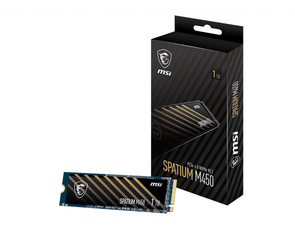 Dysk SSD MSI SPATIUM M450 PCIe 4.0 NVMe M.2 1TB V1