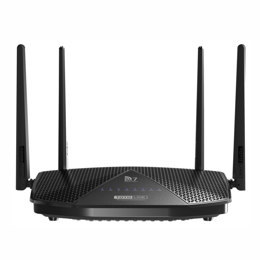 Totolink BE5100R | Router WiFi | WiFi7 Dual Band, 4x GbE RJ45, 1x 2.5GbE RJ45