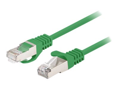 LANBERG Patchcord Cat.6 FTP 1m green 10-pack
