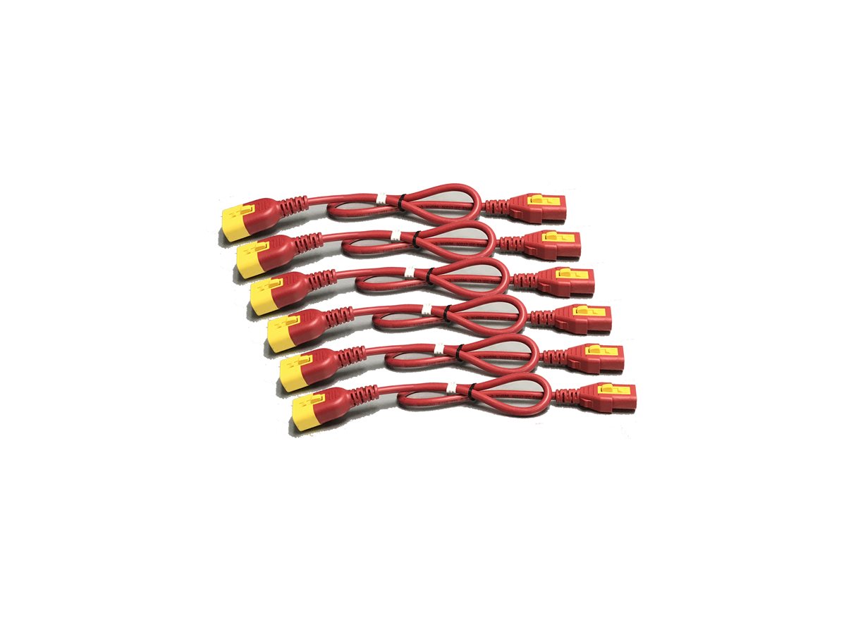 APC Power cable kit power IEC 60320 C13 to IEC 60320 C14 10 A 1.2m red