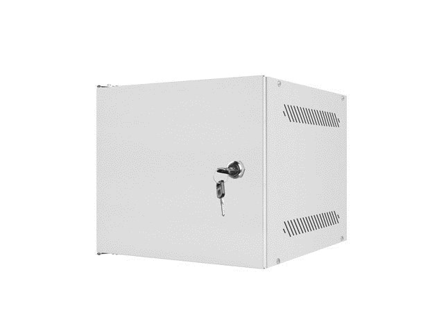LANBERG SZAFA WISZĄCA RACK 10" 4U 280X310 SZARA, DRZWI METALOWE (FLAT PACK) WF10-2304-00S