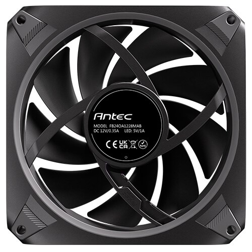 Antec Orbit 120 ARGB FAN Obudowa komputera Wentylator 12 cm Czarny