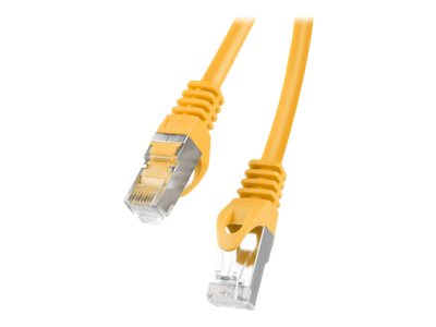 LANBERG Patchcord Kat.6A S/FTP LSZH CU 2m żółty
