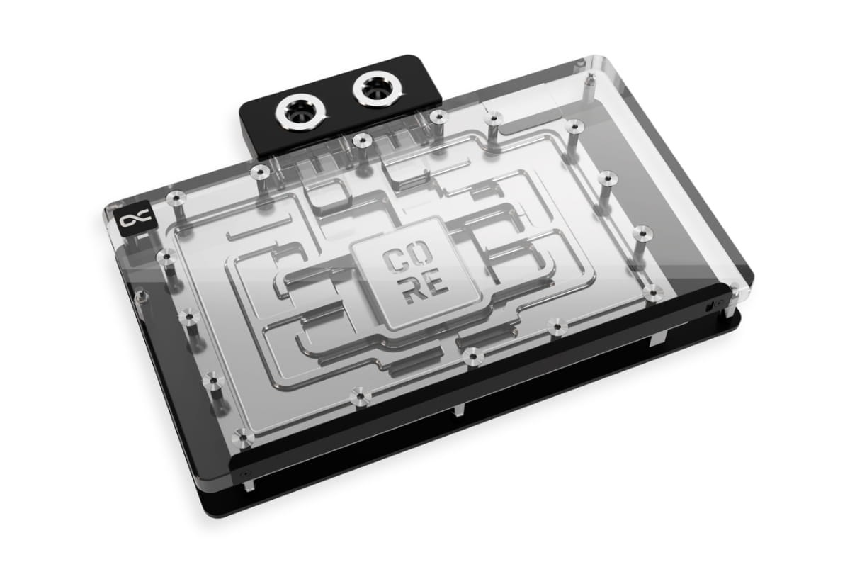 Blok wodny Alphacool Core Geforce RTX 5090 Suprim+ Vanguard z płytą tylną - 5 V - Aluminium