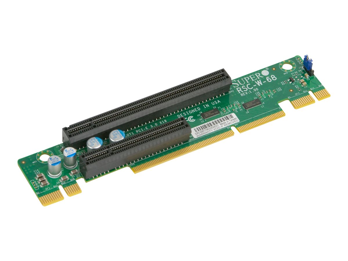 SUPERMICRO RSC 1U LHS WIO Riser card w/ 2 PCI-E x8 slots or PCI-E x16 slot