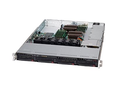 SUPERMICRO Chassis Black 1U SC815 WI/O w/ PSU 600W Quick Release RoHS/REA