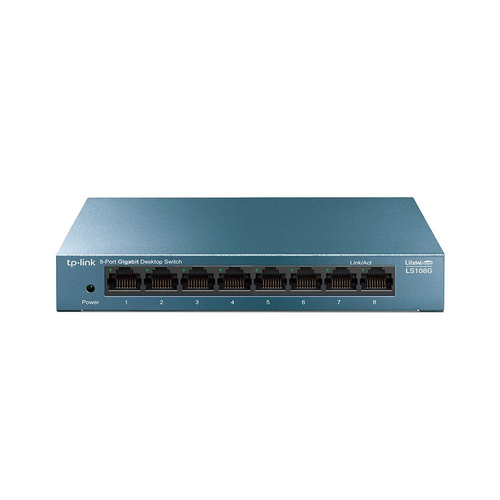 TP-Link LS108G Nie zarządzany Gigabit Ethernet (10/100/1000) Niebieski