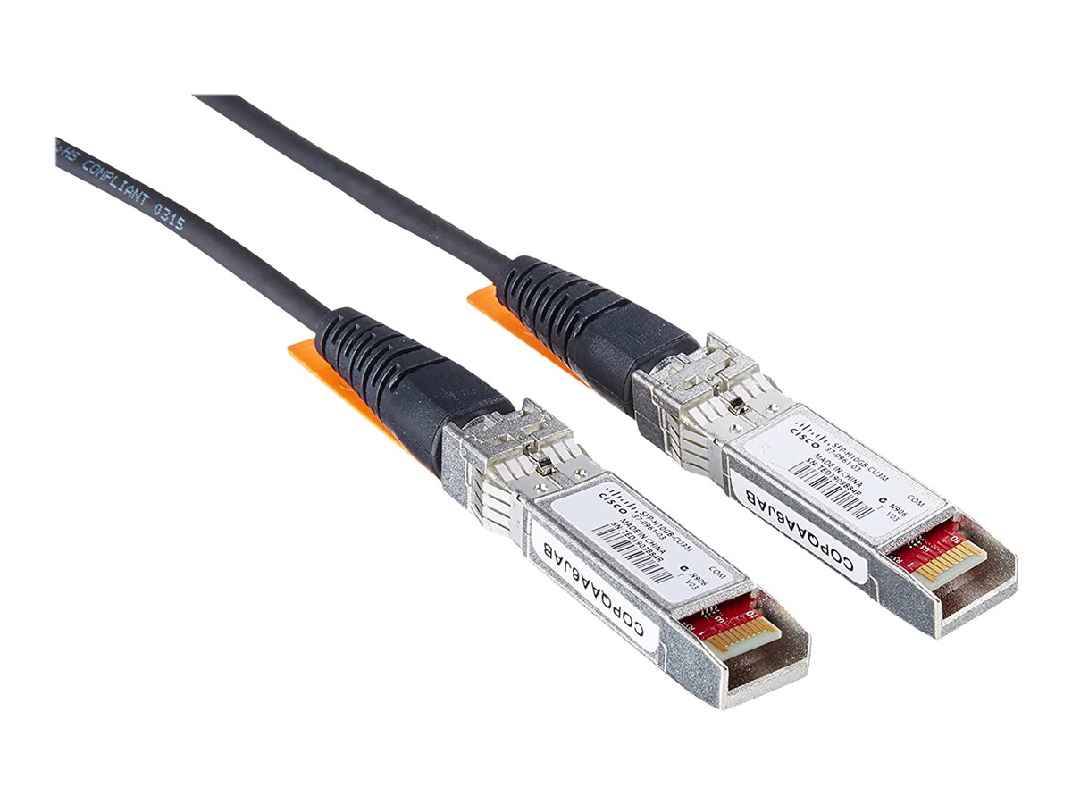 Cisco 10GBASE-CU SFP+ Cable 3 Meter kabel optyczny 3 m Czarny