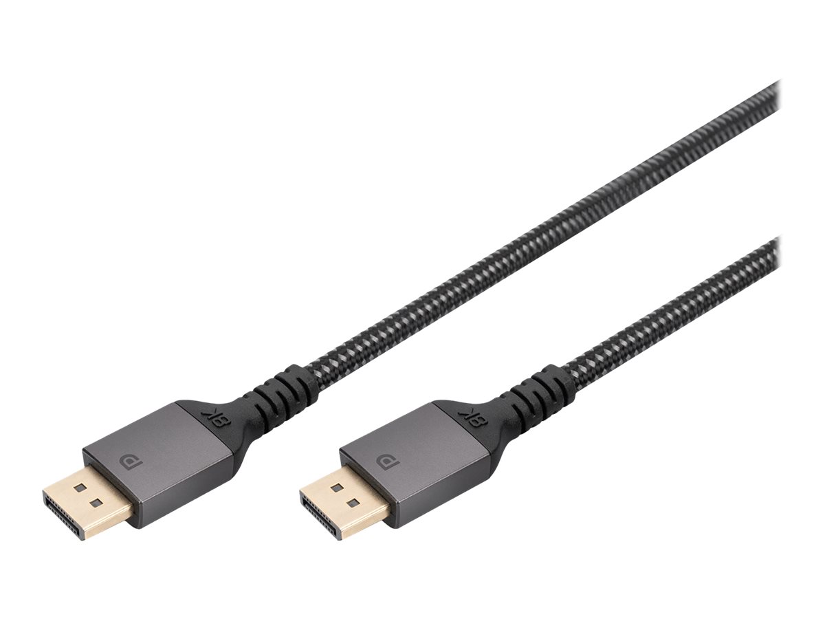 Kabel połączeniowy PREMIUM DisplayPort 8K60Hz UHD DP/DP M/M 1m Czarny