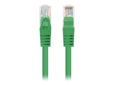 Patchcord kat.5e UTP 1m zielony 10-pak PCU5-20CC-01
