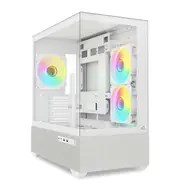 Obudowa Sharkoon MK7 ARGB mATX 2xGlass biała
