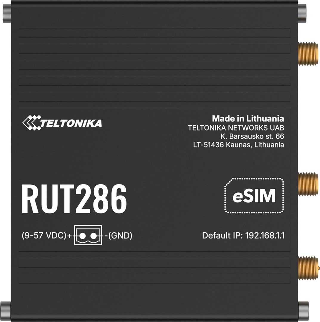 Router Teltonika RUT286 przemysłowy 4G/LTE (RUT286AAAAA0)