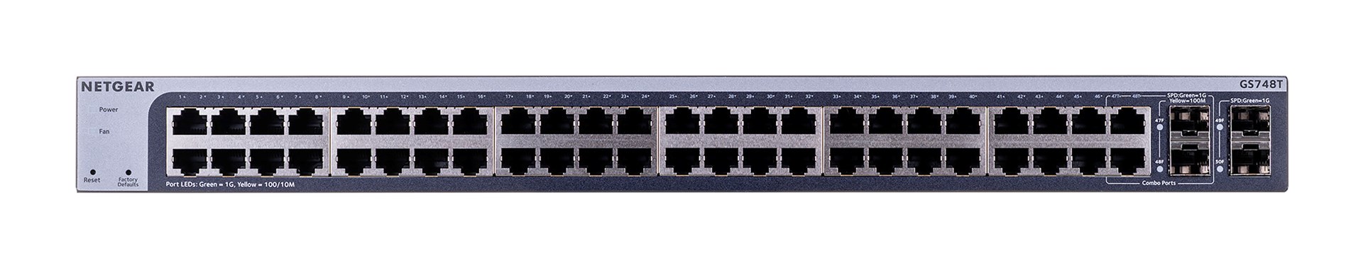 Switch Netgear GS748T-600EUS 50p Managed Gigabit
