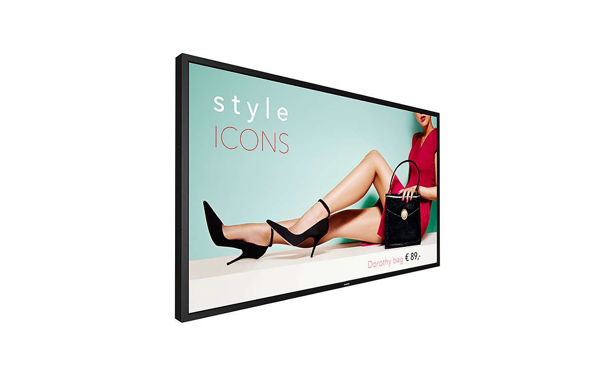 Philips 55BDL4002H Płaski panel Digital Signage 139,7 cm (55") LCD 2500 cd/m2 Full HD Czarny Android 24/7