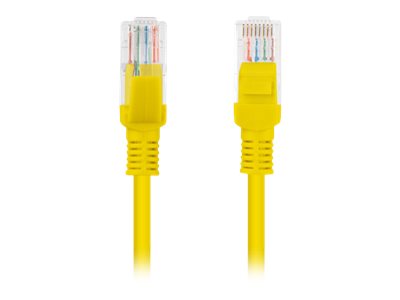 LANBERG Patchcord Cat.6 UTP 3m yellow 10-pack