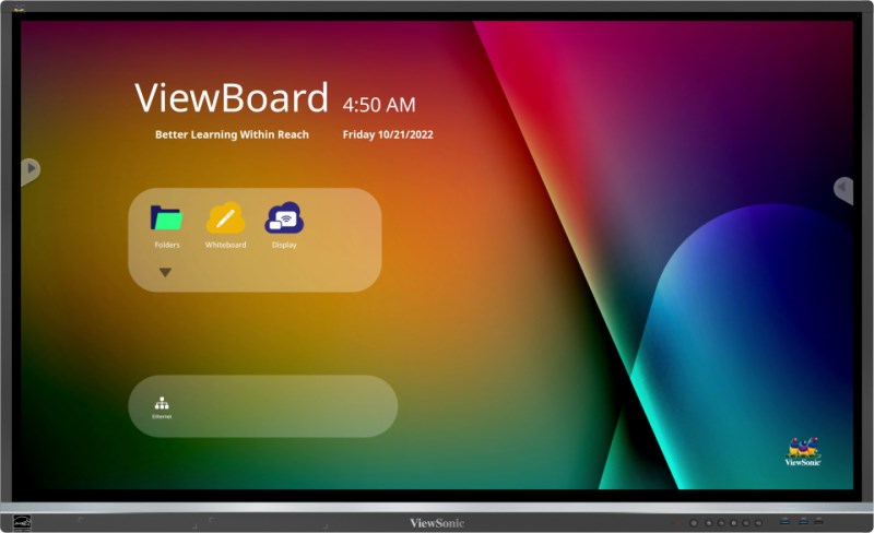 Viewsonic IFP5550-5 tablica interaktywna 139,7 cm (55") 3840 x 2160 px Ekran dotykowy Czarny HDMI