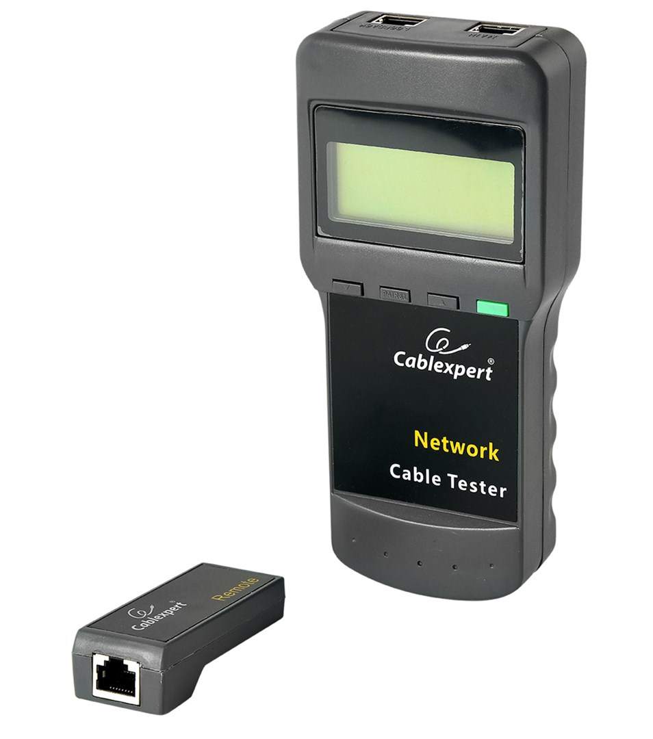 GEMBIRD CYFROWY TESTER KABLI SIECIOWYCH RJ45, RJ11, UTP, STP