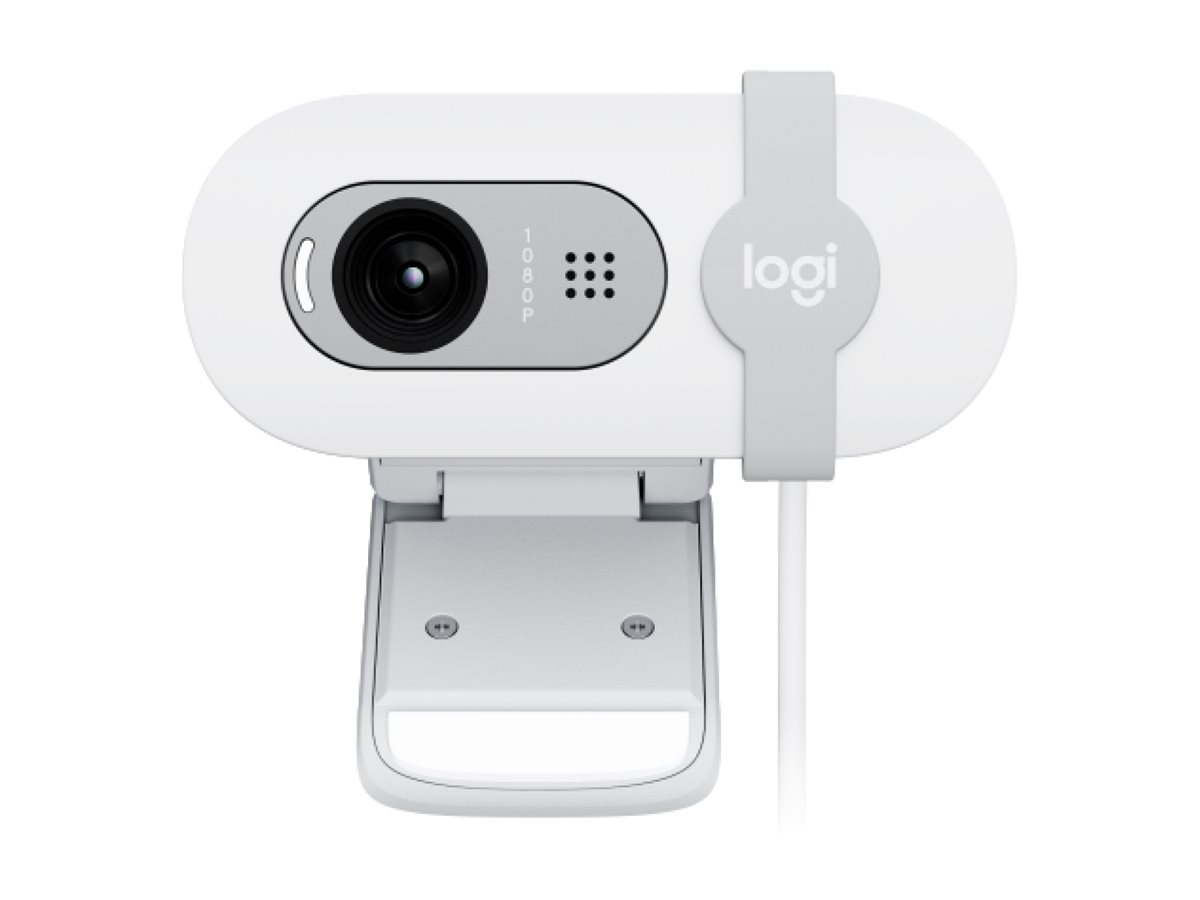 Logitech Webcam BRIO 100, Full-HD 1080p, USB-A, off-white