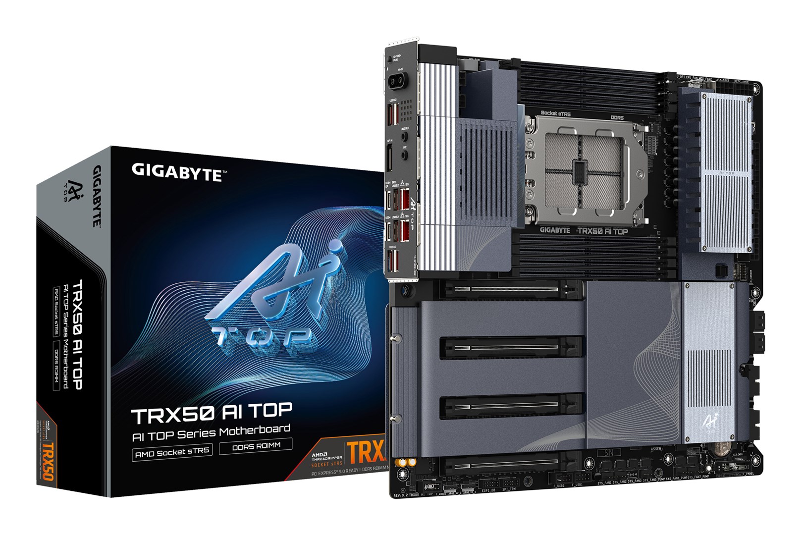 GIGABYTE TRX50 AI TOP-2B płyta główna AMD TRX50 Socket sTR5 Rozszerzone ATX