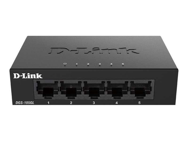 D-Link Switch DGS-105GL/E 5xGBit Unmanaged Ohne UK Stecker
