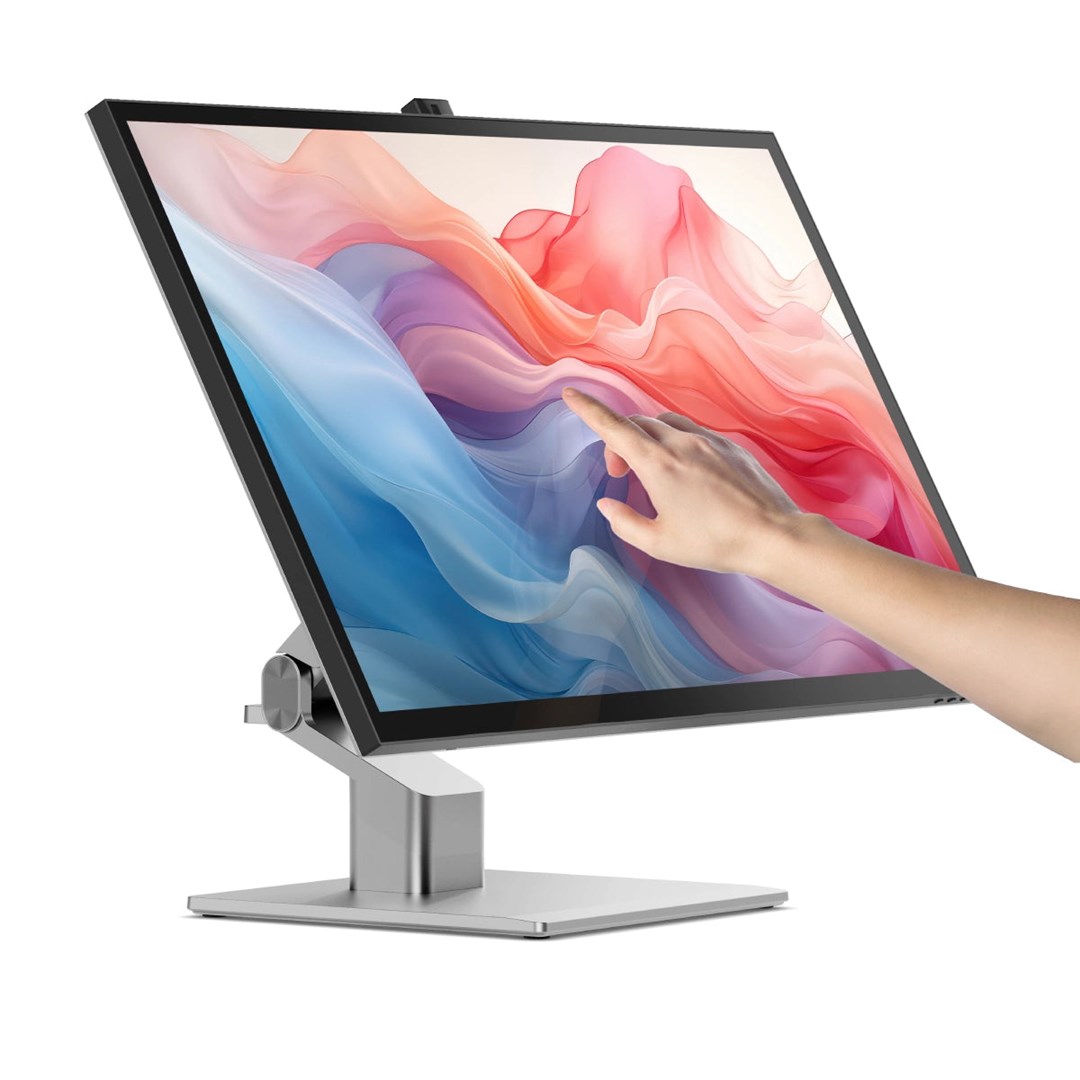 ALOGIC 32C4KPDTF monitor komputerowy 81,3 cm (32") 3840 x 2160 px 4K Ultra HD Ekran dotykowy Srebrny