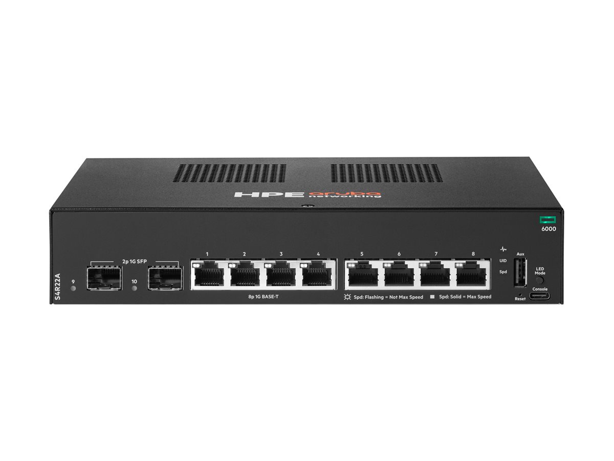 Przełącznik Aruba Networking 6000 8G 2SFP S4R22A