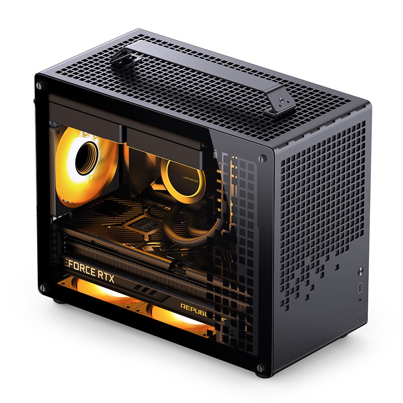 Obudowa Jonsplus MATX Uchwyt Case Z20 - czarny