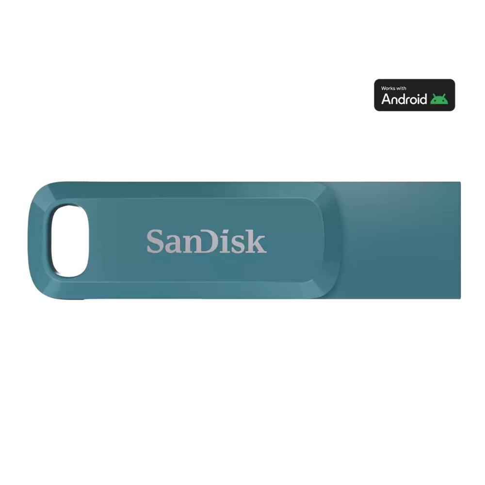 SanDisk Ultra Dual Drive Go pamięć USB 512 GB USB Type-C 3.2 Gen 1 (3.1 Gen 1) Turkusowy