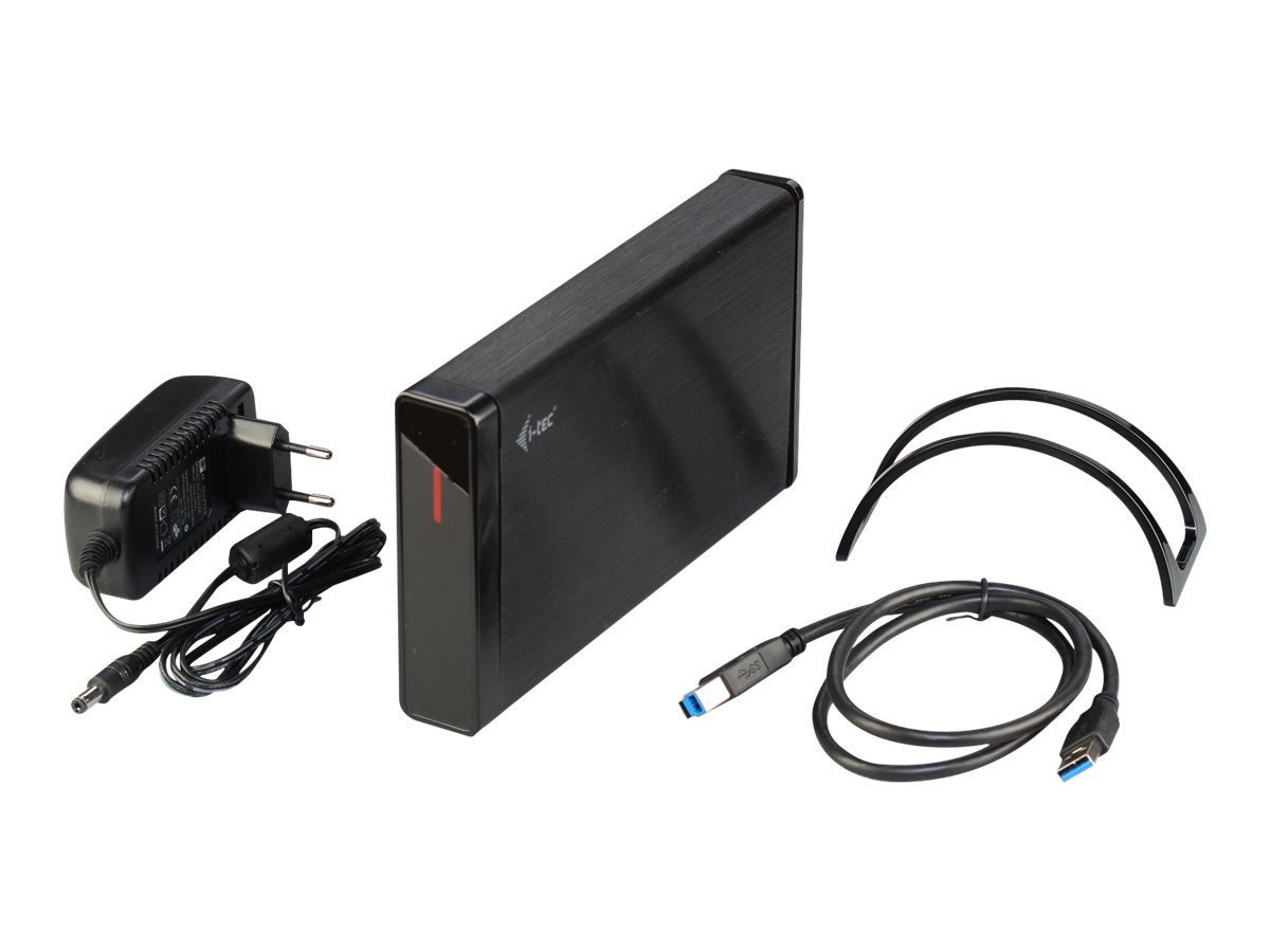MYSAFE Advanced 3,5" USB 3.0 Obudowa zewnętrzna na dyski HDD i SSD SATA I II III czarna aluminiowa