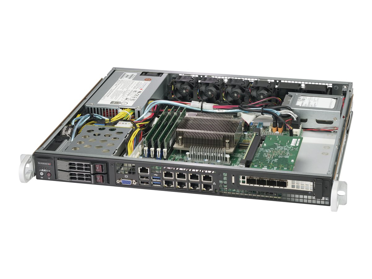 SUPERMICRO Chassis Complete black 1U SC513B single PWS chassis HF RoHS