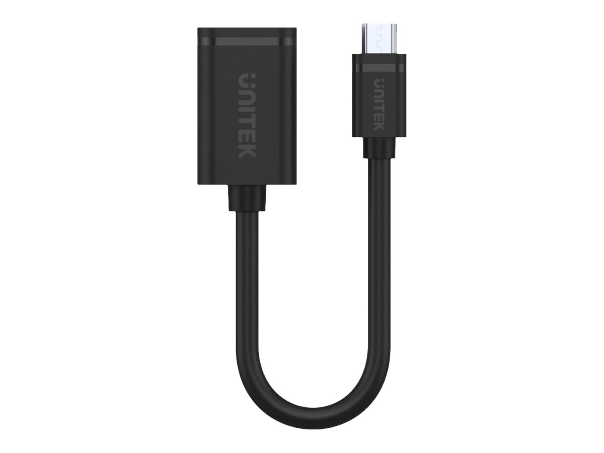 UNITEK Y-C438GBK Kabel OTG USB 2.0 AF - microUSB BM