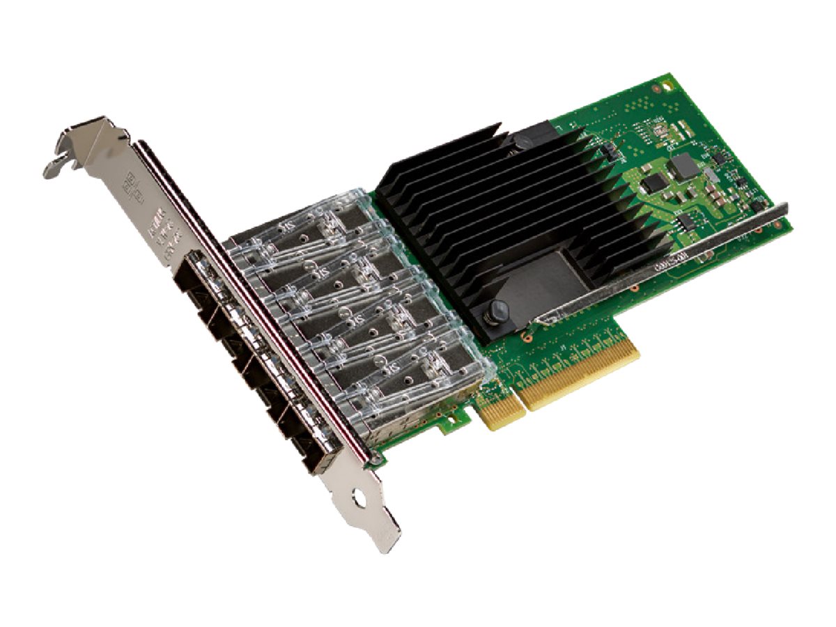 Intel 10Gb 4-Port Server Adapter X710-DA4(4xSFP+) LP bulk Orginal Intel inkl. Yottamark/Brady ID