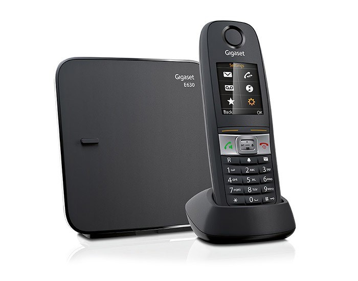 Gigaset E630 wewnętrzny duża klawiatura telefoniczna bezprzewodowa IP65