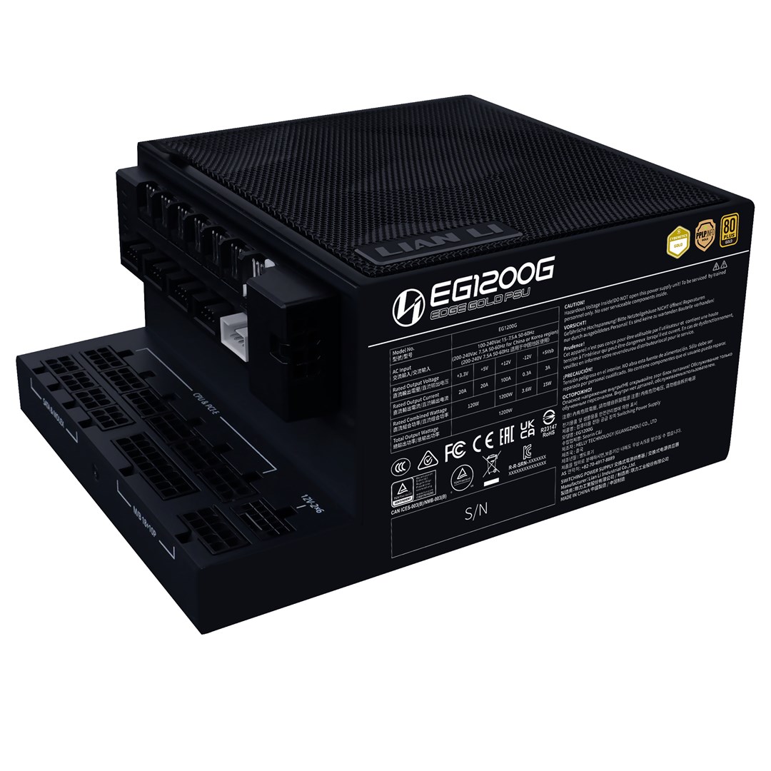 Lian Li EG1200G moduł zasilaczy 1200 W 24-pin ATX SFX Czarny