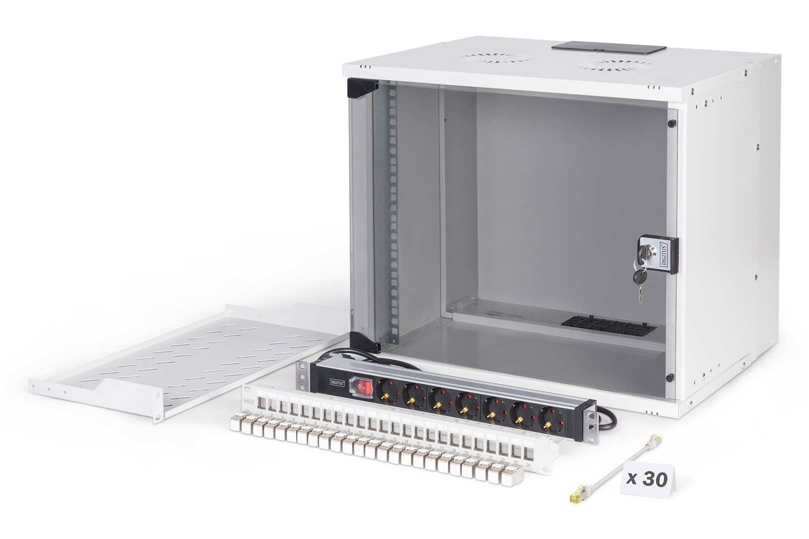Digitus Zestaw sieciowy SOHO Pro, 483 mm (19") - 9U, 540 x 400 mm (szer. x gł.)