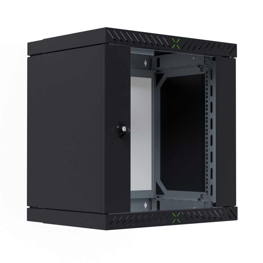 EFB Elektronik WGX-1206TS.G1 stojak 12U Szafa wisząca Czarny