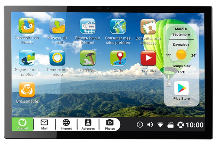 Tablet Ordissimo 10'' SC9863A 4 GB / 64 GB / Wifi / BT / USBC Android