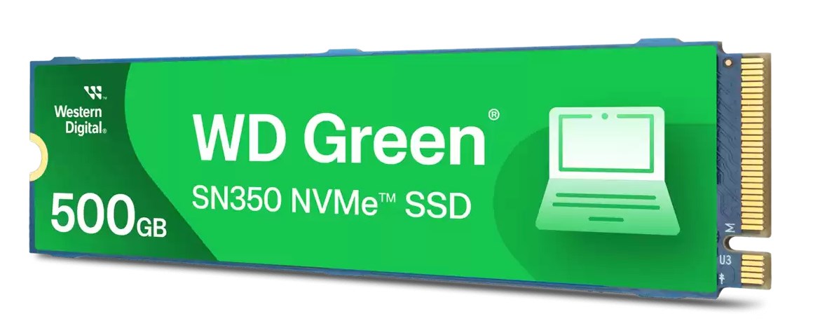 Dysk SSD WD Green SN350 WDS500G2G0C (500GB ; M.2 ; PCIe NVMe 3.0 x4)