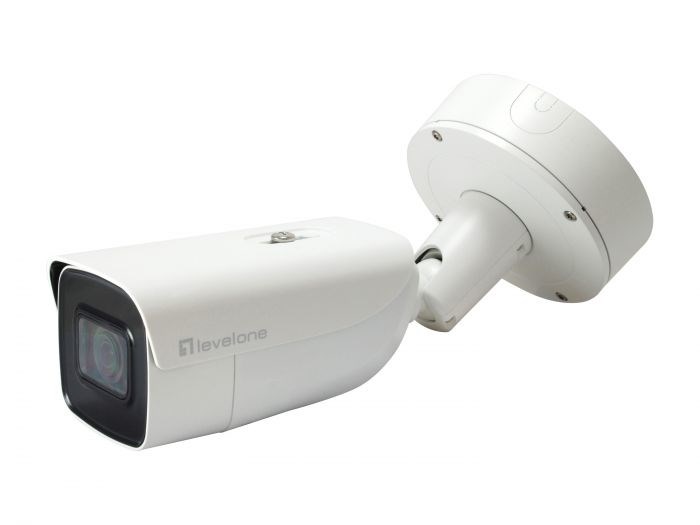 Kamera LevelOne IPCam 4xZ Bullet Fix Out 6MP H.265 IR 18 W PoE IP67