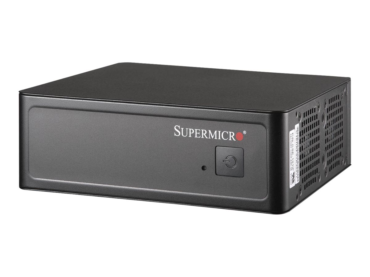 SUPERMICRO Chassis Embedded Mini-ITX w/ Dual SYS Fan 1x 2.5HDD BKT
