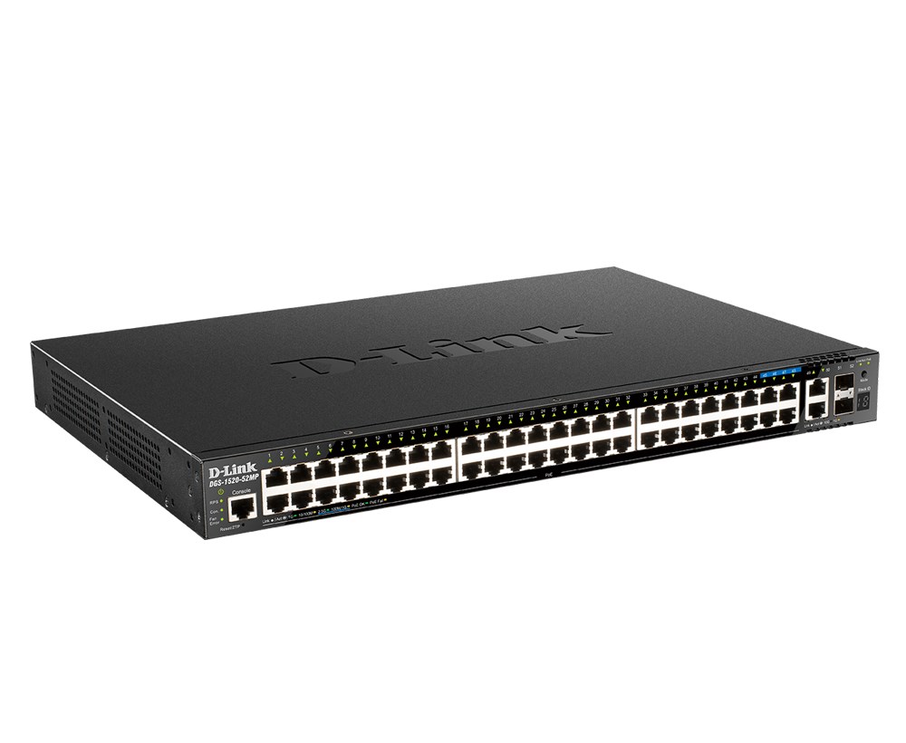 D-link-DGS-1520-52MP/E 44 ports GE PoE+4ports switch