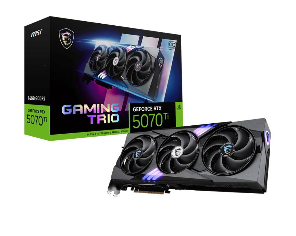 Karta graf. MSI RTX 5070 Ti 16G GAMING TRIO OC