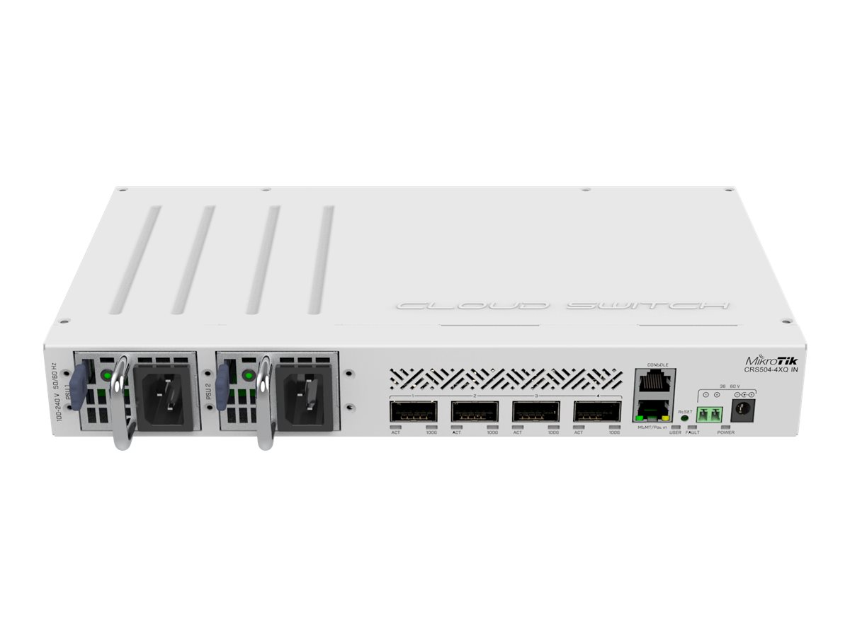 Switch Mikrotik CRS504-4XQ-IN 5p Managed Fast/100G