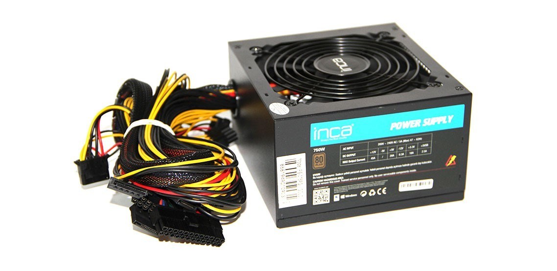 Zasilacz INCA IPS-075PB 750W 80+Bronze 1x 140mm wentylator