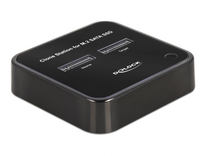 DeLOCK Stacja dokująca M.2 dla 2 x M.2 SATA SSD z funkcją klonowania